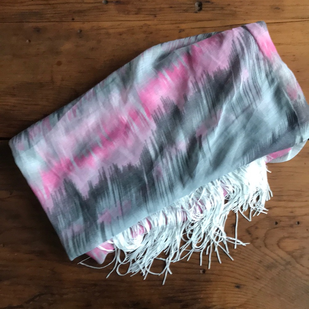 Beach cover up with fringe